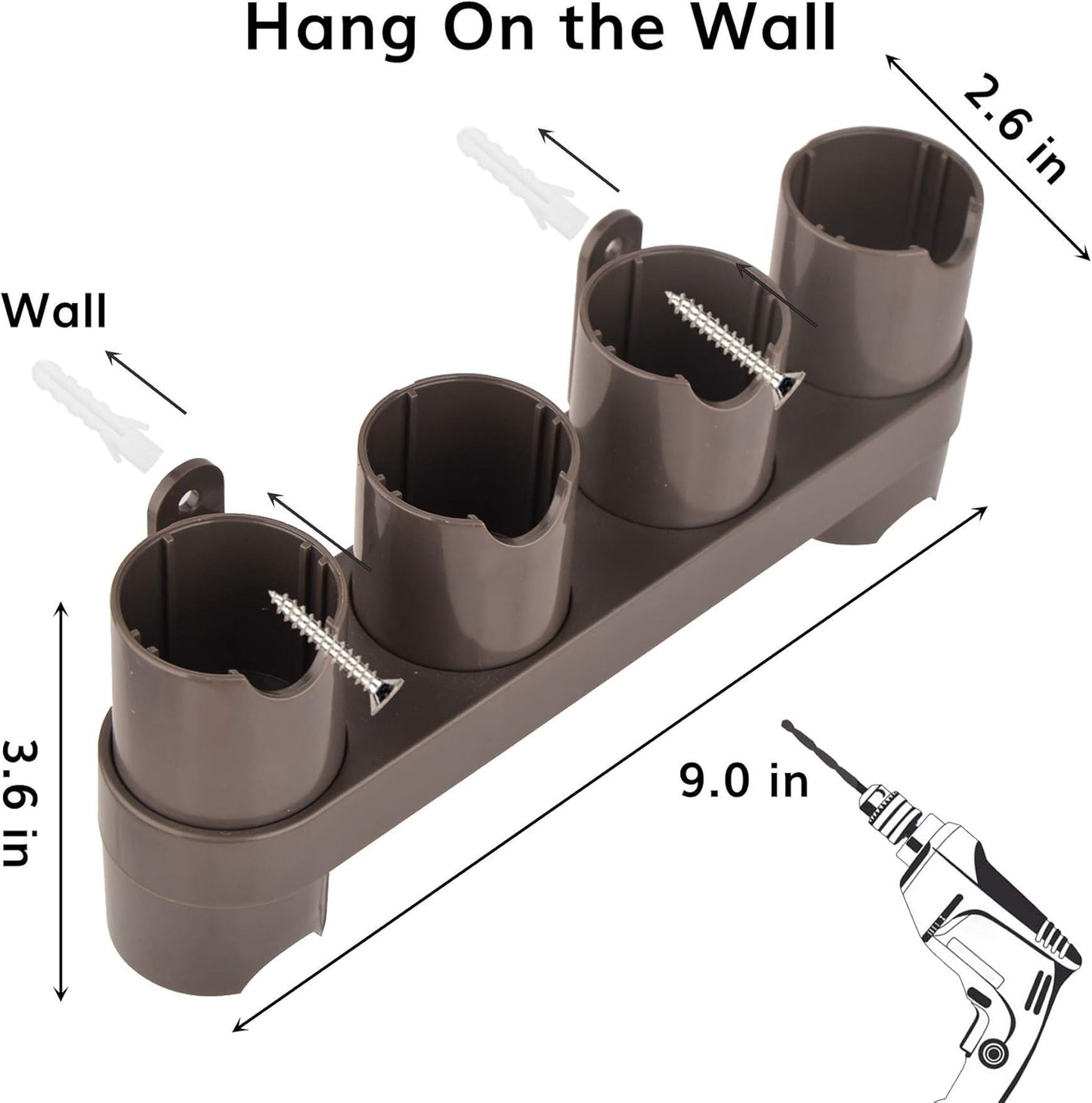 Accessories Mount Holder for Dyson V15 V8 V7 V10 V11 Absolute Animal Trigger Motorhead Attachments With Expansion Screws Wall Mount Organizer for Dyson V8 V7 V10 V11 Tools
