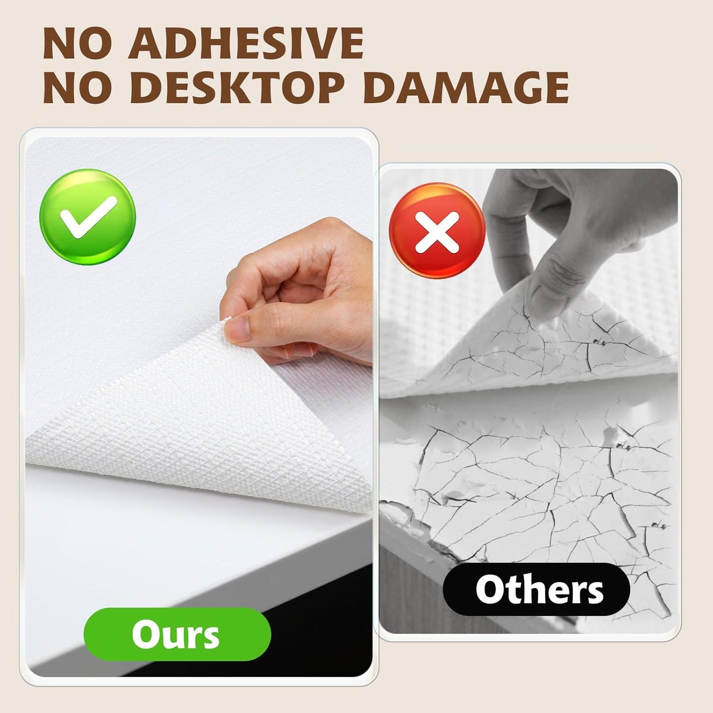 Shelf Liners for Kitchen Cabinets 23.6in x 39.37FT, Non Adhesive Drawer Liner Pure White Thickened Shelf Liner Non-Slip Easy to Clean for Tool Box Refrigerator with Knife and Tape Measure