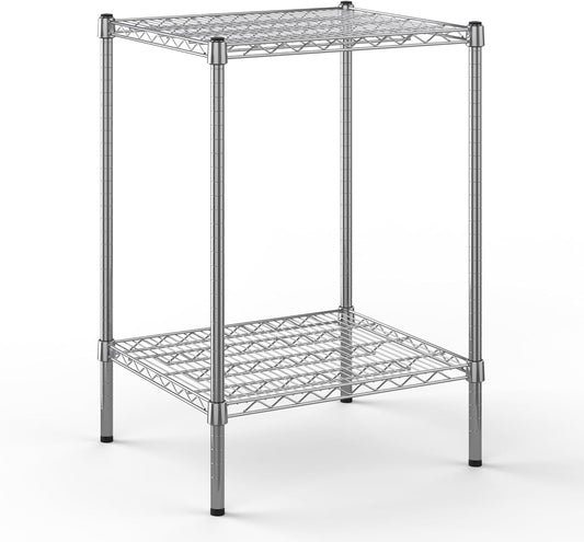21" Deep x 24" Wide x 34" Height Wire Shelving Kit | 2-Tier | NSF Commercial Storage Rack Unit