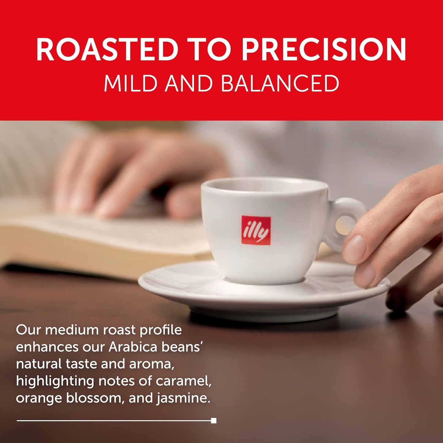 illy Aluminum Espresso Capsules - Compatible with Nespresso Machines - Classico Lungo Roast Coffee - Mild & Balanced - Notes Of Caramel, Orange Blossom & Jasmine - 10 Count (Pack of 10)