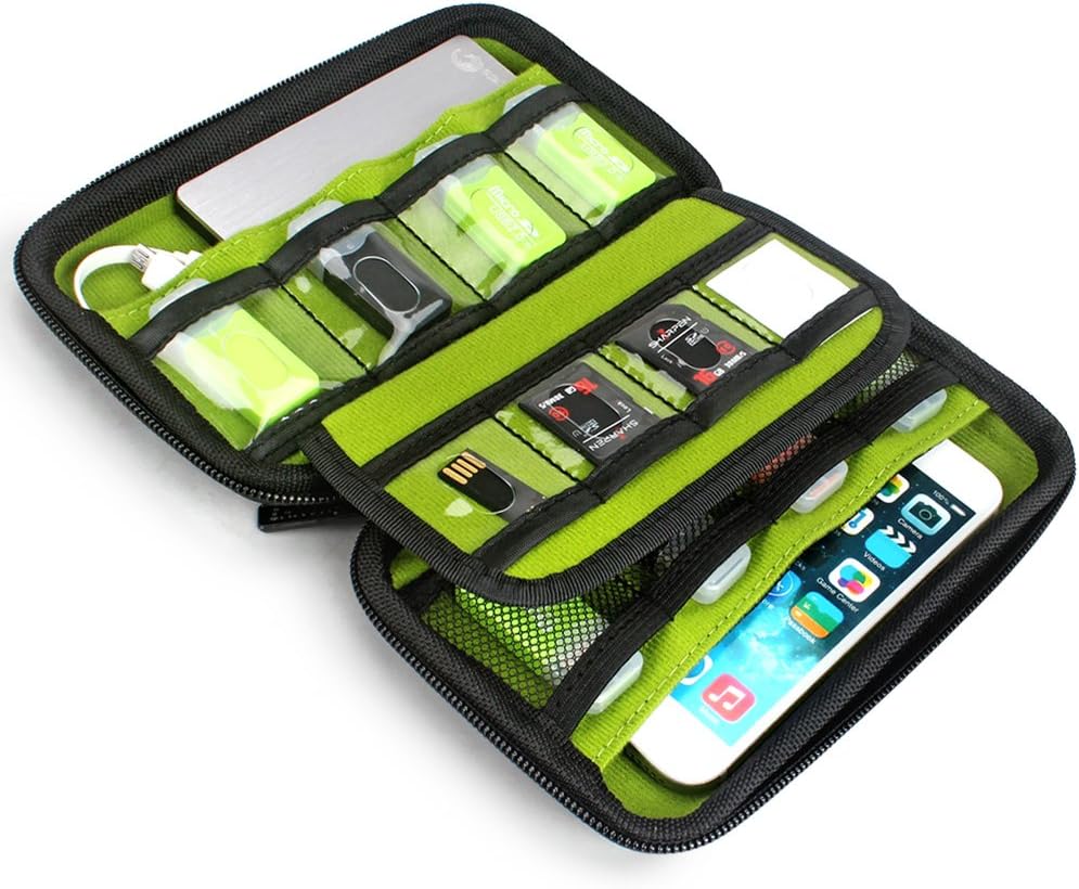Aprince Digital Gadget Case Waterproof Memory Card Case, Designed for External Hard Drive,USB Flash Drives,Power Banks - Best for Traveling