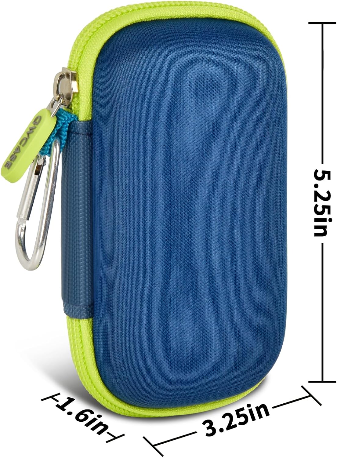 Hard Case Compatible with SanDisk Extreme PRO 500GB 1TB 2TB 4TB Portable External SSD. Carrying Travel Holder for Crucial X8 Solid State Drive (Box Only)-Navy Blue