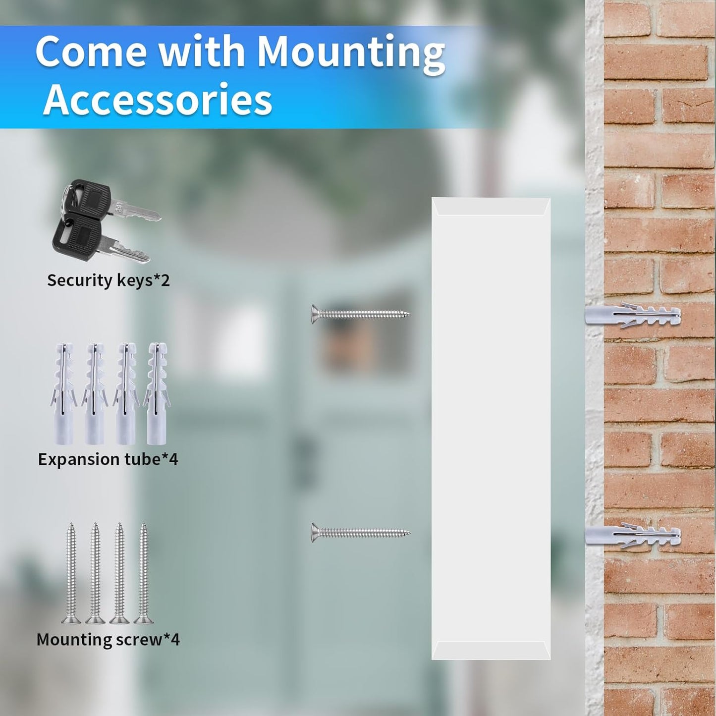 Wall Mount Locking Medicine Cabinet Organizer, Medicine Lock Box with Key, First Aid Box Empty Wall Cabinet, Secure Steel Medication Box