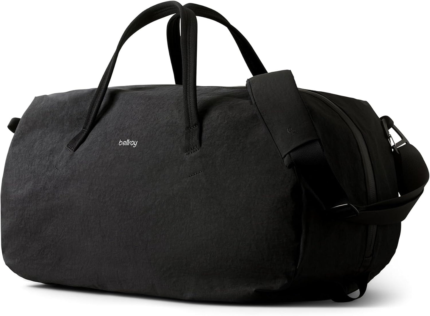 Bellroy Venture Ready Duffel 55L (large-format travel bag with streamlined organization and rugged materials) - Black