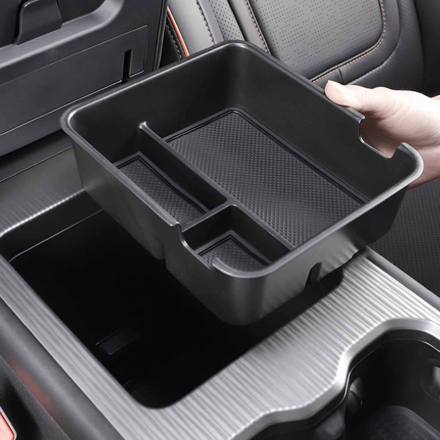 CTH for Jetour T1 2024 2025 2026 Center Armrest Storage Organizer Insert Tray Box Storage Box Car Accessories 1 Set