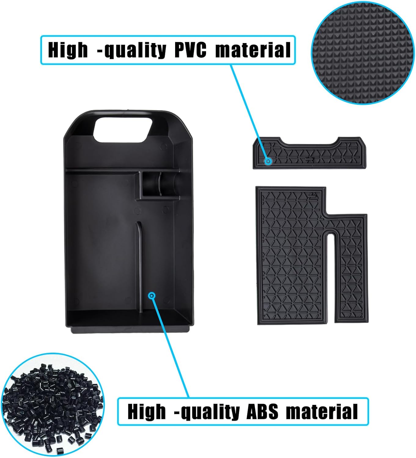 Center Console Organizer Tray Compatible with Toyota RAV4 2025 2024 2023 2022 2021 2020 2019 Armrest Storage box Insert Tray Secondary Interior Accessories