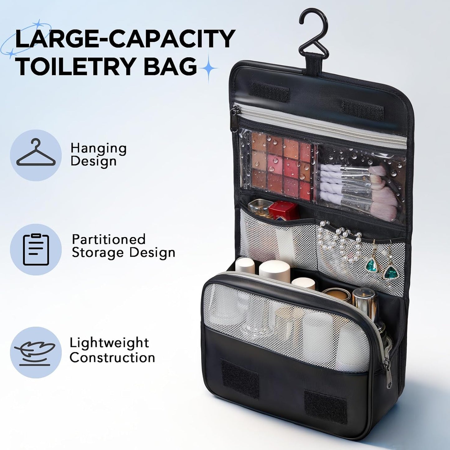 10 Set Compression Packing Cubes for Travel Essentials,Compressible Expandable Packing Cubes for Suitcase,OlarHike Luggage Organizer Bags for Travel,Handy Helper for Organizing Clothes(Black)