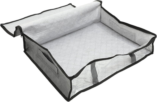 Large Capacity Under Bed Storage Bag Breathable Non-woven Organizer for Quilts Blankets Clothes Foldable Space-saving Storage Bin for Bedroom and Dorm Use