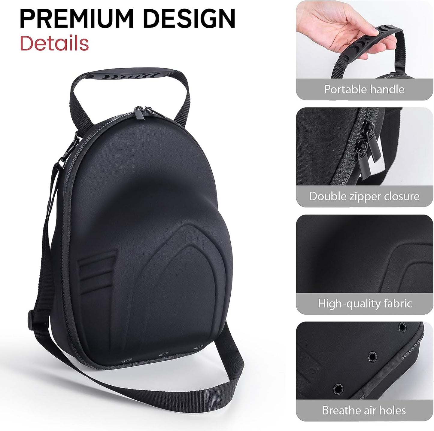 One set hat Storage for Baseball Caps,Gery Stackable box holds up to 18 Caps Hat Organizer for Closet, Black Baseball Cap and Adjustable Shoulder Strap, Hat Organizer Holder Bag for 6 Baseball Caps.