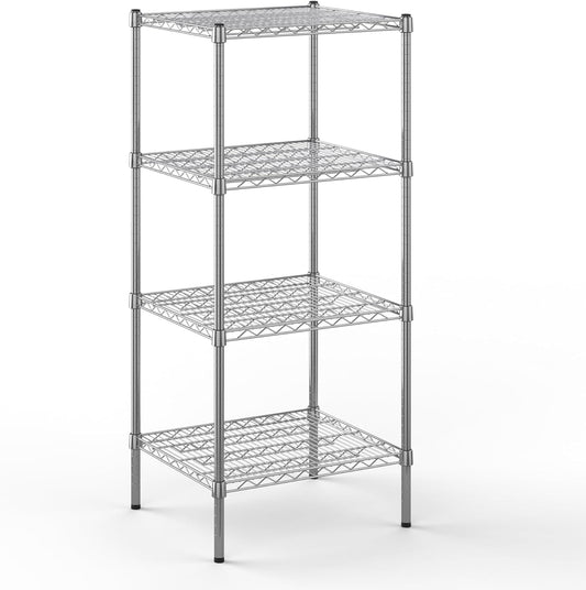 21" Deep x 24" Wide x 54" Height Wire Shelving Kit | 4-Tier | NSF Commercial Storage Rack Unit