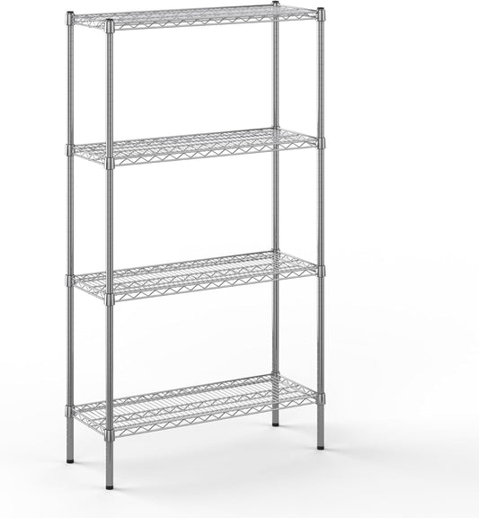 14" Deep x 36" Wide x 64" Height Wire Shelving Kit | 4-Tier | NSF Commercial Storage Rack Unit