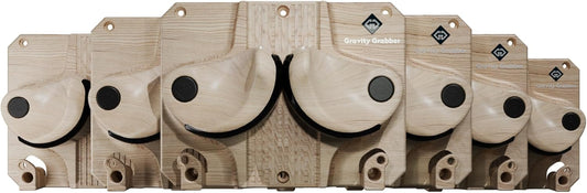Gravity Grabber - Ultimate Ski & Snowboard Wall Rack | Secure, Non-Slip Storage | Fits Any Ski/Board | Garage Organization | Ski Storage Rack | Snowboard Storage Rack | Winter Gear Organizer | 6 Pck