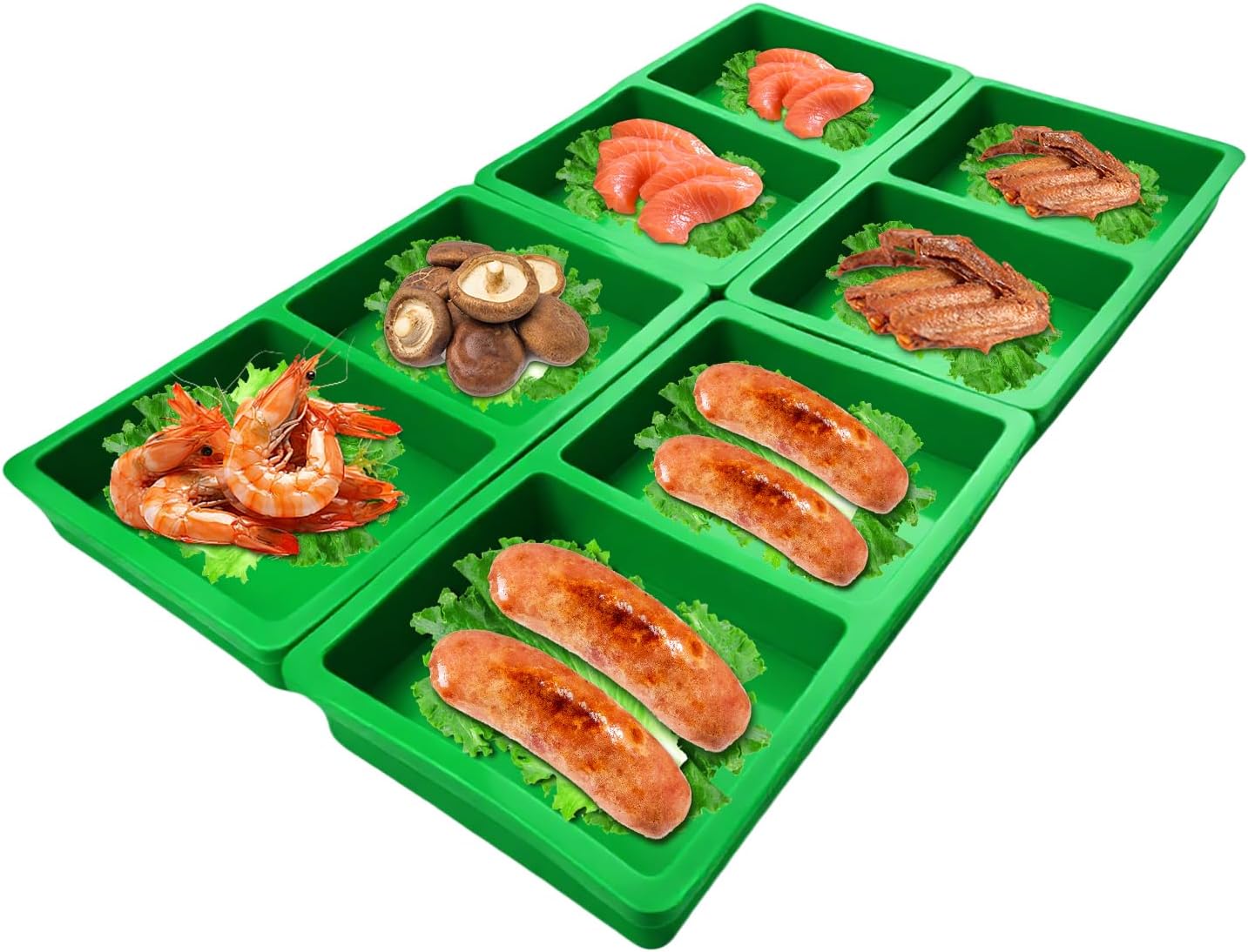 4PCS Harvest Right Freeze Dryer Tray Dividers, Silicone Food Molds for Harvest right freeze dryer accessories, Silicone Food Freezer Tray Match Medium and Small Trays