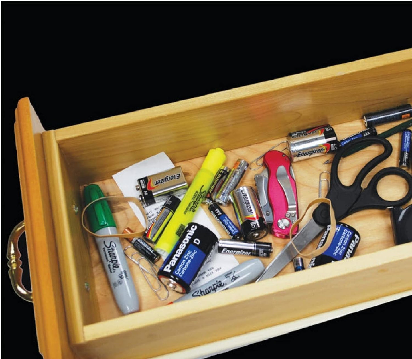 Storacell by Powerpax AAA Battery Storage Caddy, Yellow - Holds 24 Batteries (Not Included)