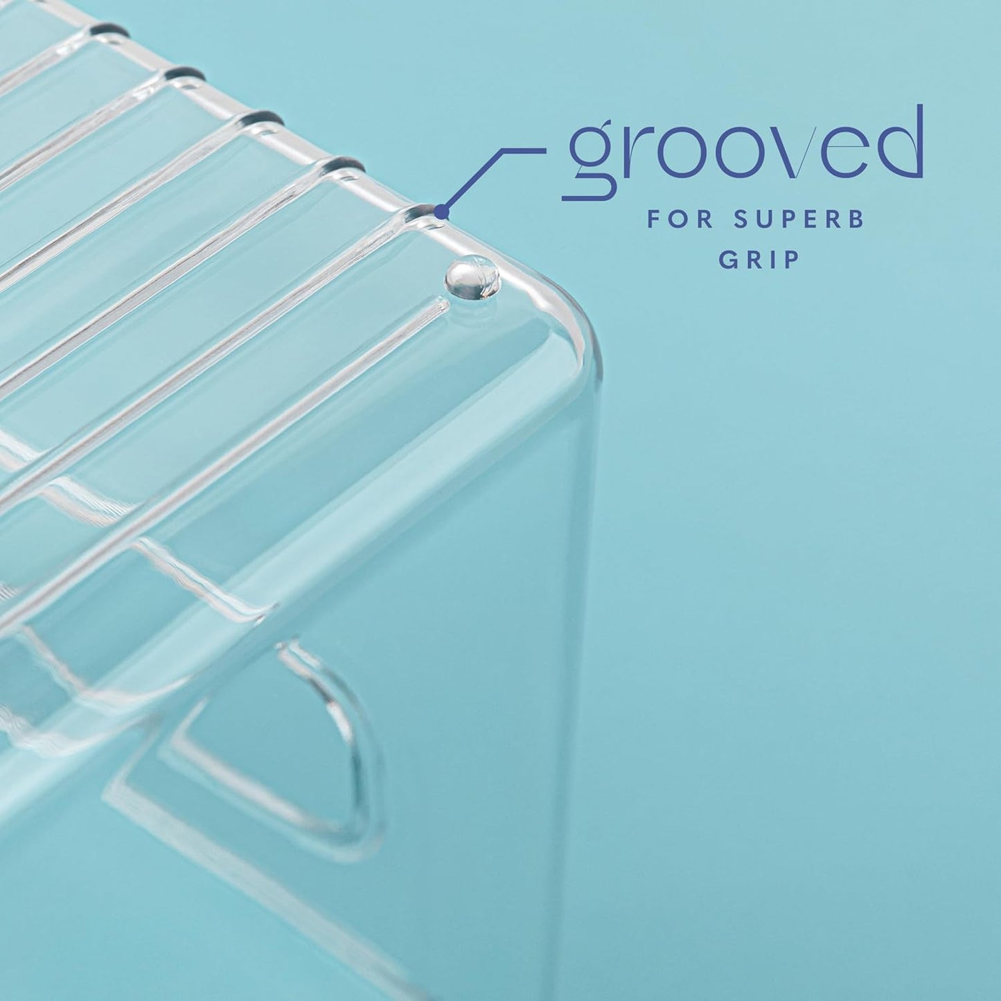 primebox Plastic Food Storage 4 Pack Clear Container Bin with Handles for Organizing Kitchen, Pantry, Refrigerator, Freezer, Pantry, Cabinet, Closet, Bathroom. 10”x4”x6”