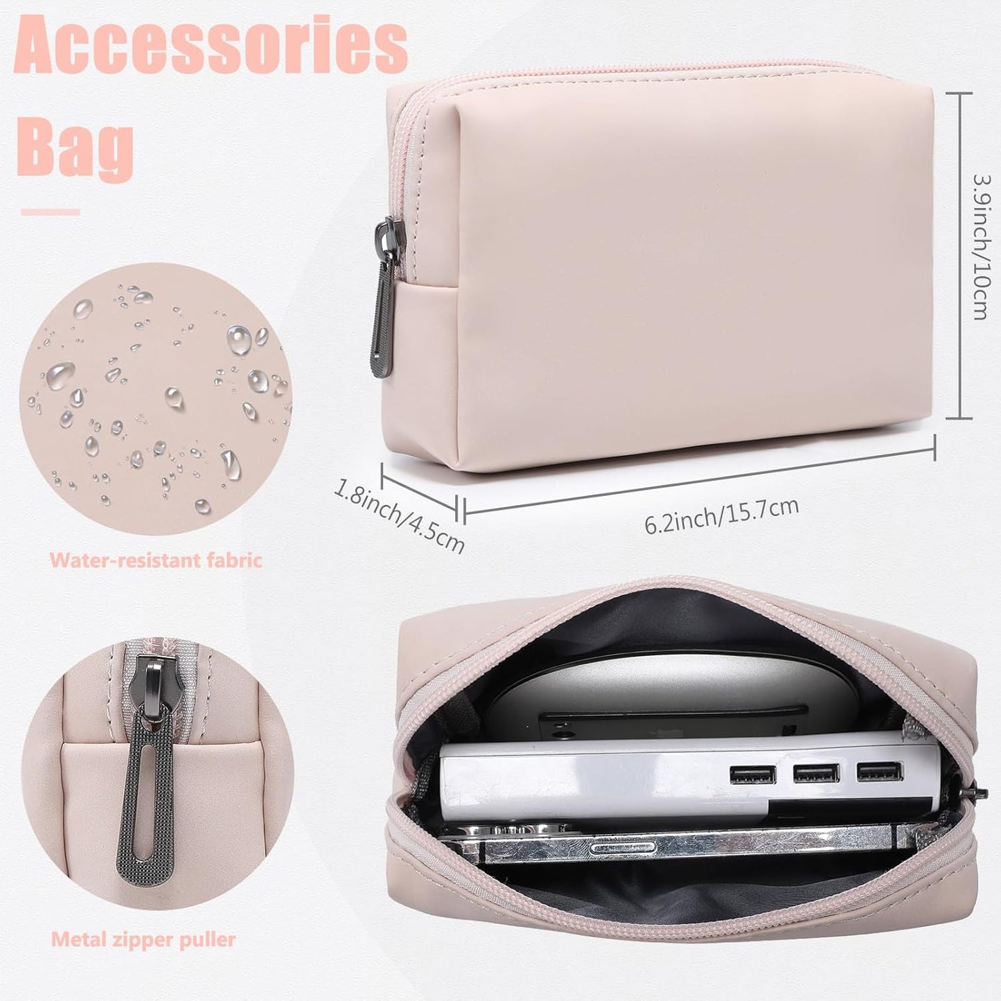 HYZUO 13.3-14 Inch Laptop Sleeve Case with Stand Feature for MacBook Pro 14 M5/M4/M3/M2/M1 2026-2021, MacBook Pro/Air 13.3, 13.5" 13.8" Surface Laptop, HP Spectre X360 13/14, Apricot