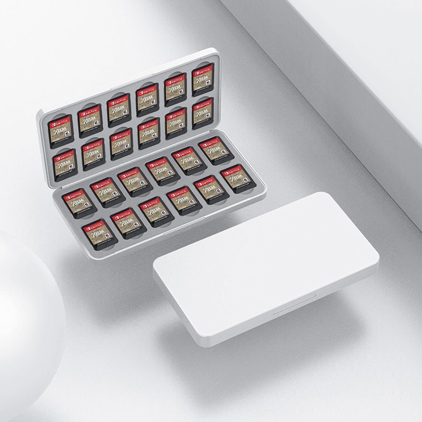 Lightweight Memory Card Storage Organizers for 24 SDTF and MicroSDs Cards Closures Portable Case Closures Sdtf Card Storage Box