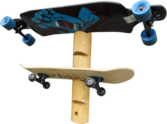 4-Place Longboards/Skateboard Log Rack, Vertical Snowboard Wall Mount, Indoor Longboard Skateboard Equipment Rack, Wakeboard Storage Racks, Longboard Holder Wall Mount for Garage