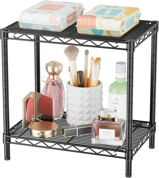 SINGAYE Shelf Closet Wire Shelving：Adjustable Metal Unit for Laundry Room Organization Bathroom Kitchen Home Storage Small Pantry Rack Shelves