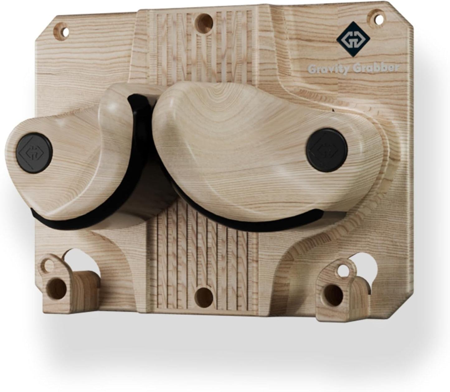 Gravity Grabber - Ultimate Wall Storage Rack for Skis and Snowboards | Damage-Free Storage | Fits Any Ski or Snowboard | (Light Wood, 1)