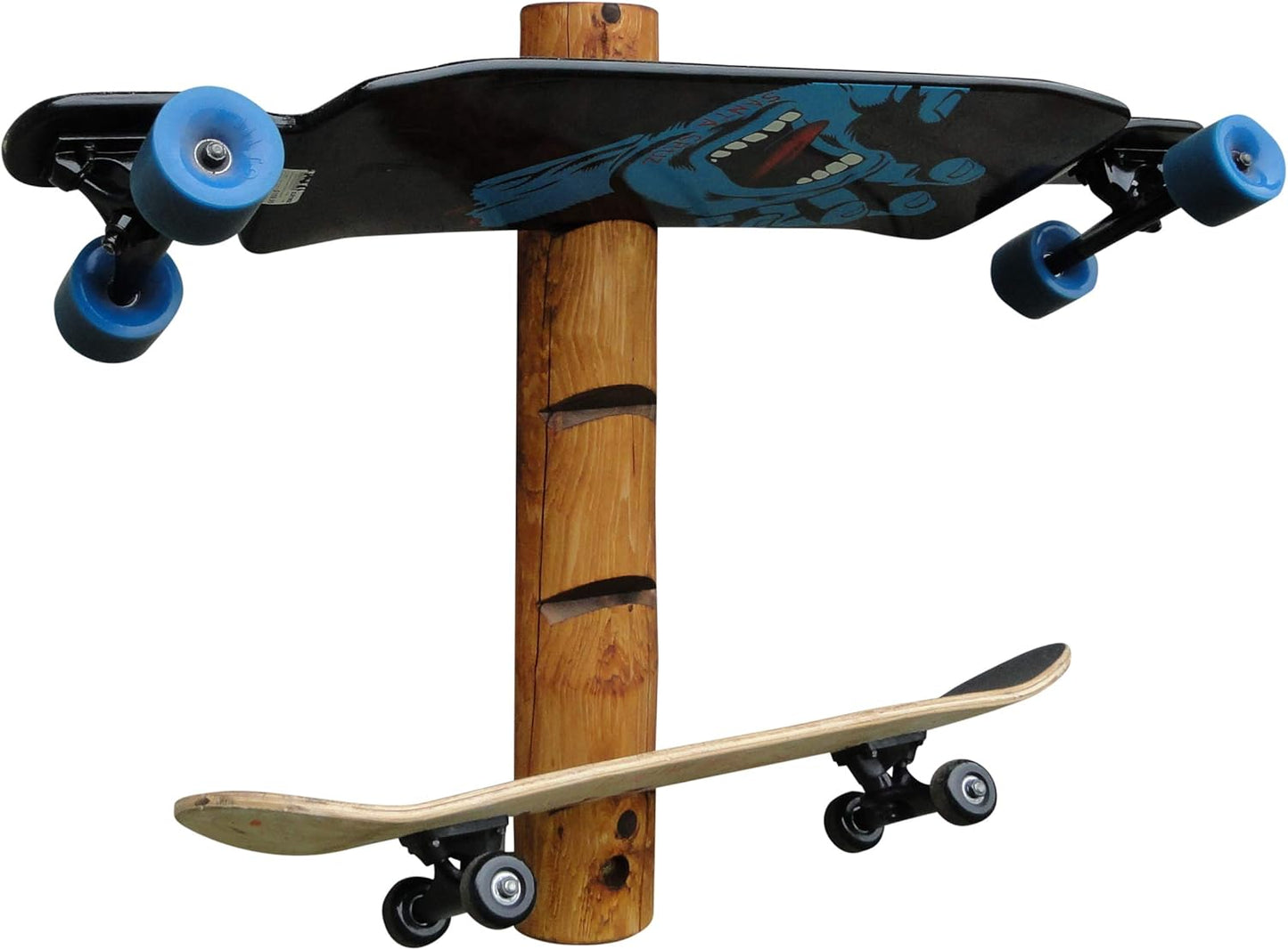 4-Place Longboards/Skateboard Log Rack, Vertical Snowboard Wall Mount, Indoor Longboard Skateboard Equipment Rack, Wakeboard Storage Racks, Longboard Holder Wall Mount for Garage