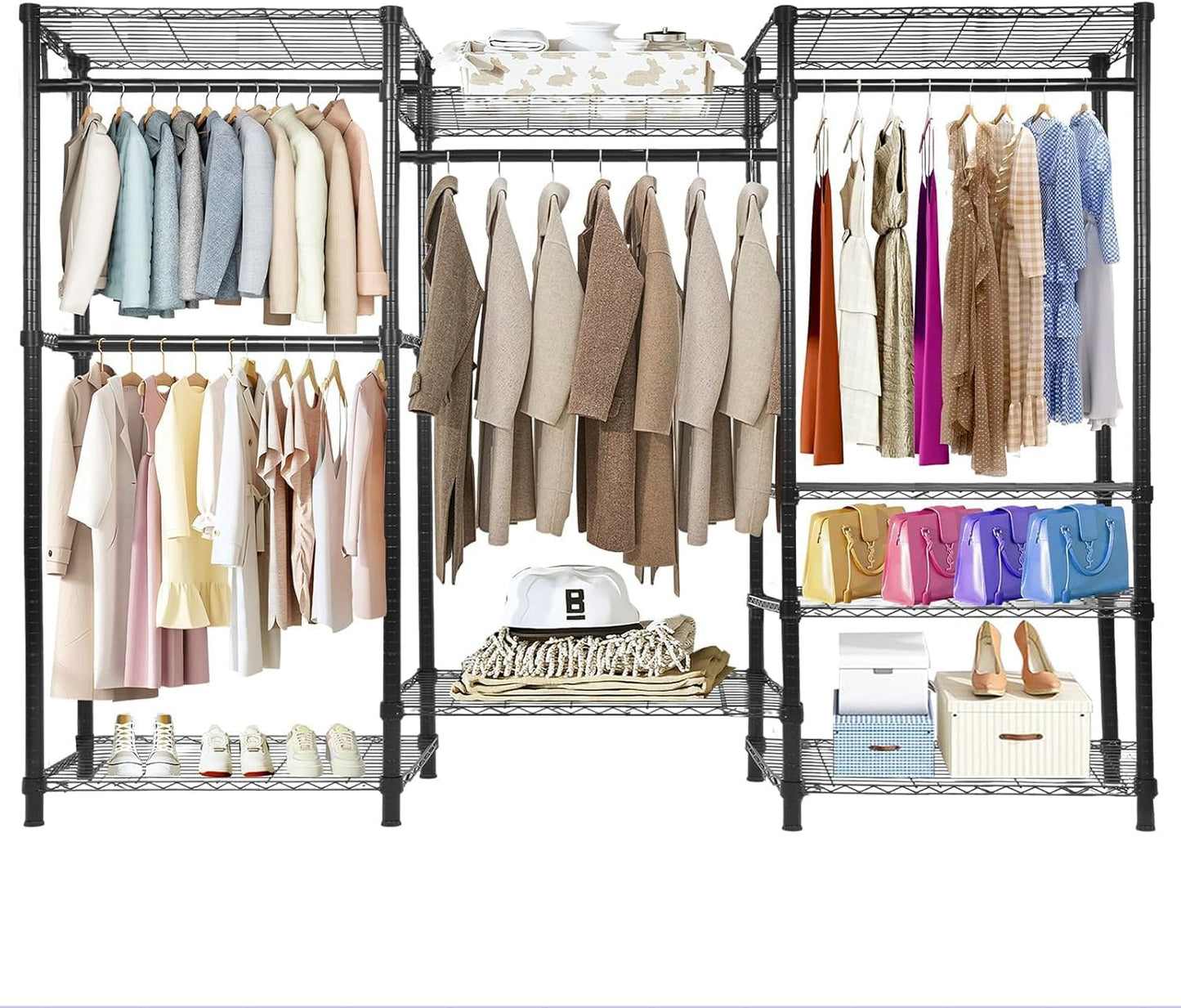 Whitmor Modern Industrial Wardrobe