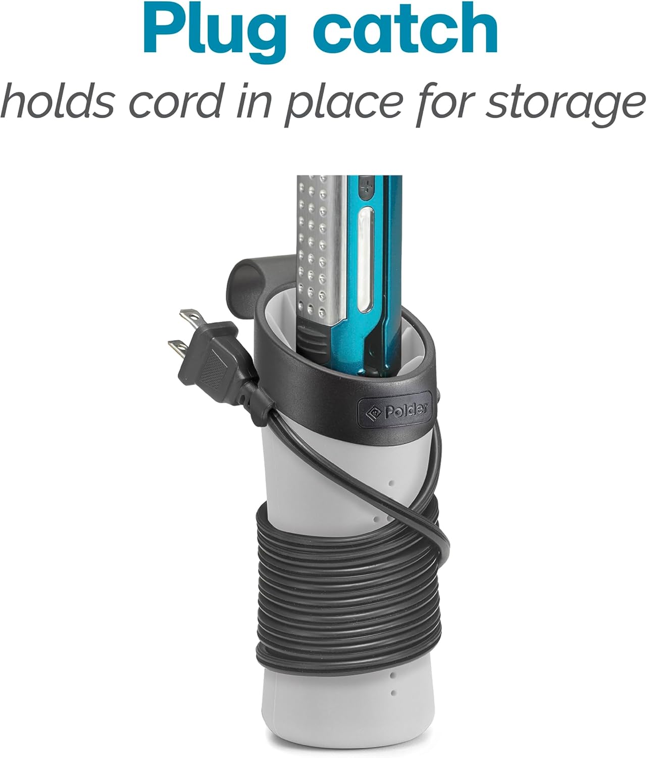 Polder BTH-7030-94 Hot Sleeve Hair Styling Tool Storage Caddy, for use with Curling Irons up to 2", Flat Irons up to 1.5"