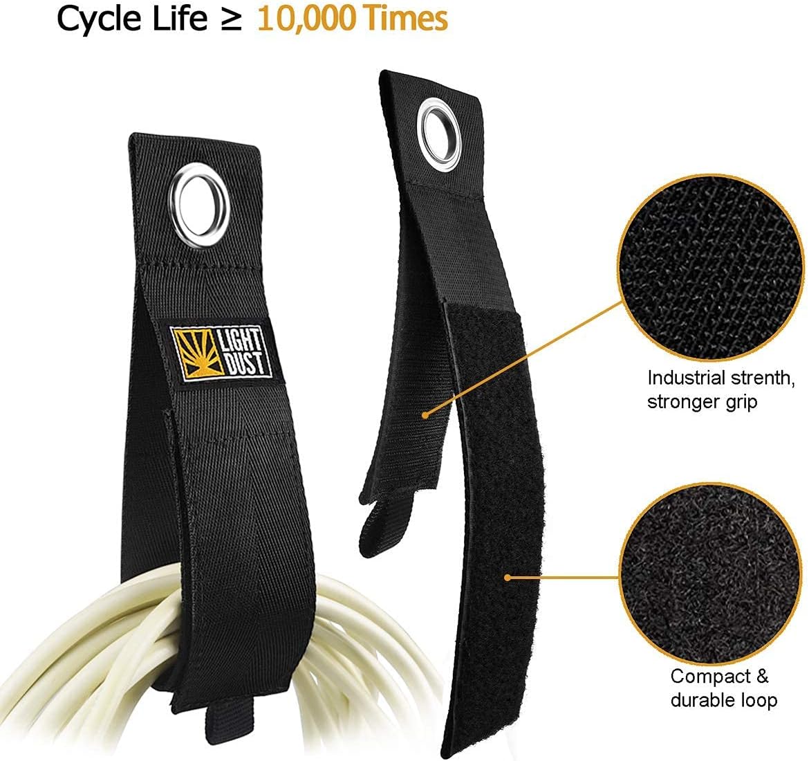 22PCS Heavy Duty Storage Straps Garage Hooks Tool Organizers and Fastening Straps Cord Wrap Keeper, Cable Straps for Cords, Hoses, Rope, RV, Boat, Garage Storage and Organization