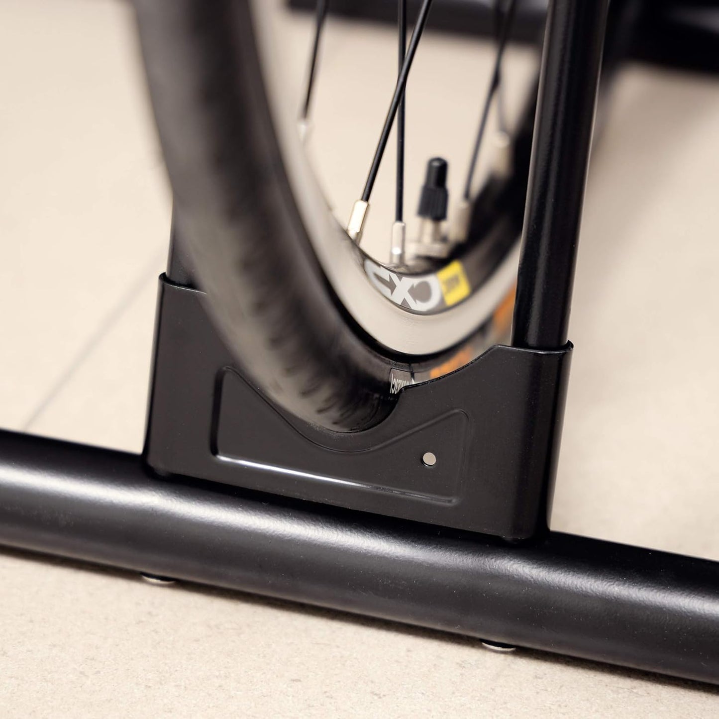 CyclingDeal Bicycle Floor Parking Rack Stand - for Mountain MTB Road Bike - Indoor Home Garage Storage - Classic 6 Bikes