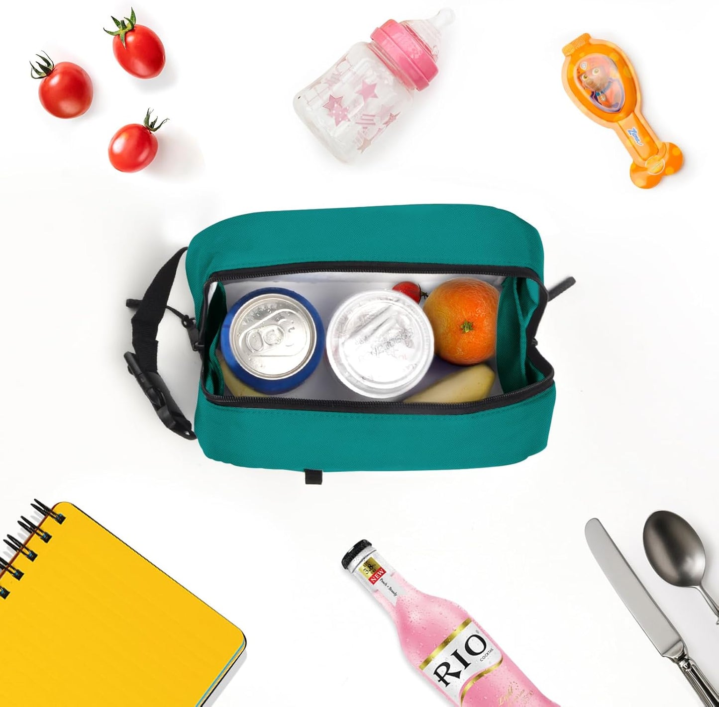 Small Cooler Bag Freezable Lunch Bag for Work School Travel,Leak-Proof Small Lunch Bag for Adults,Freezer Lunch Bags,Freezable Snack Bag Fit for Yogurt