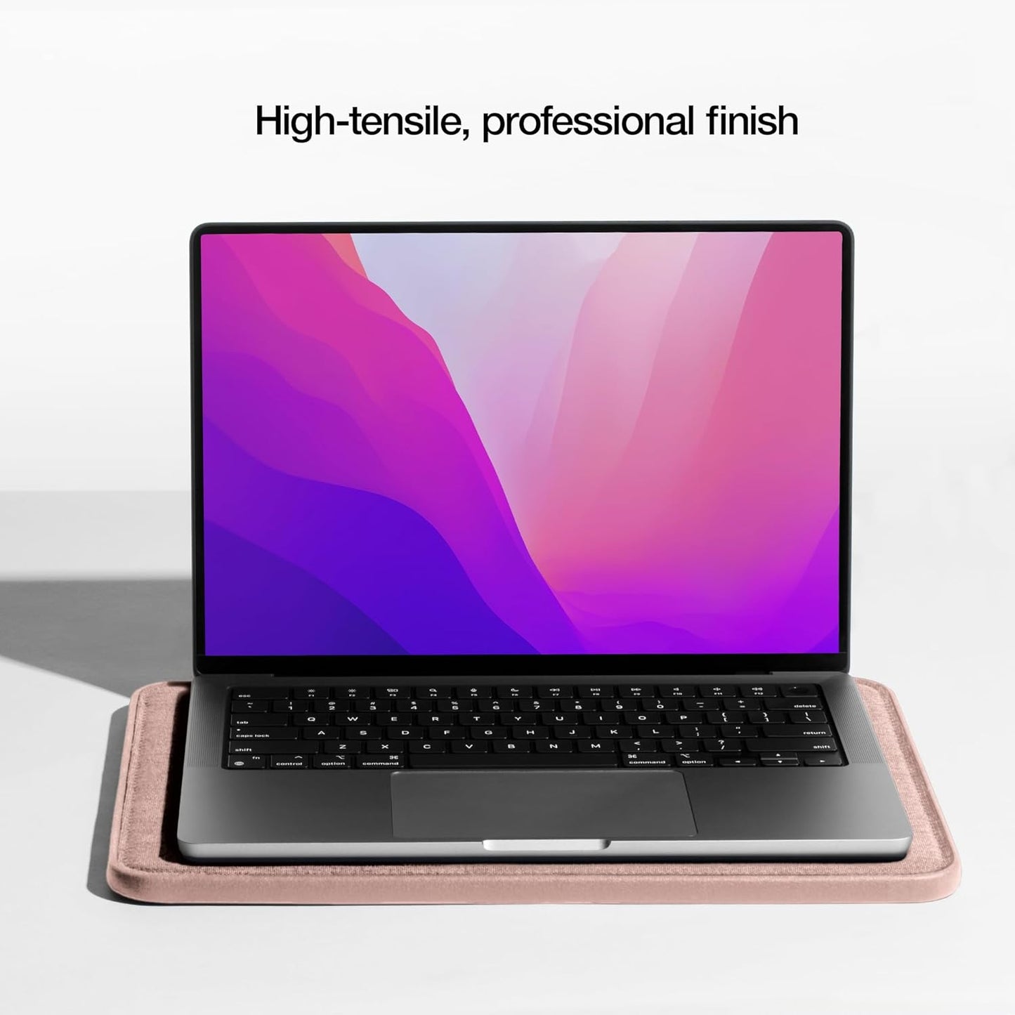 Incase ICON Sleeve with Woolenex - MacBook Air 13 inch Case - 2025, 2024, 2023, 2022, M4, M3, M2 - Fitted MacBook Case, Laptop Sleeve, Hard Cover, Durable, Lightweight - Blush Pink