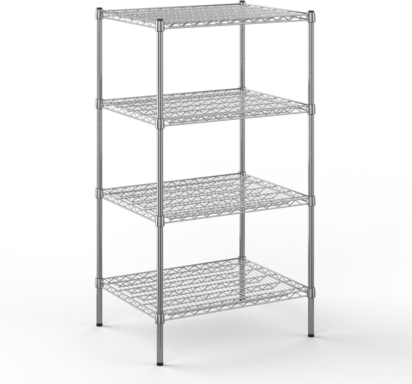 24" Deep x 30" Wide x 54" Height Wire Shelving Kit | 4-Tier | NSF Commercial Storage Rack Unit