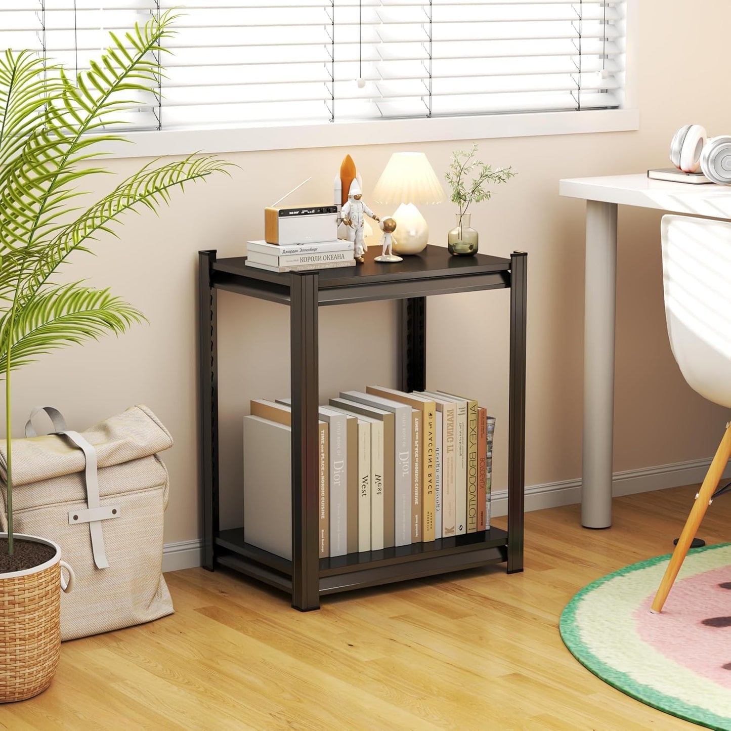 Garage Shelves,14-48''W Heavy-Duty Storage Shelves, Double-Layer Uprights, Thickened Shelves, Waterproof &Rustproof, Suitable for Indoor & Outdoor Use.