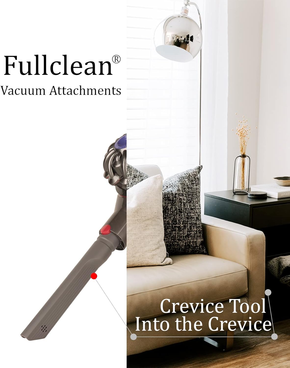 Brush Mount Holder Organizer Attachment Kit for Dyson Gen 5 V15 V12 V11 V10 V7 V8 Absolute Detect Torque Drive Cyclone Cordless Handheld Vacuum Cleaner