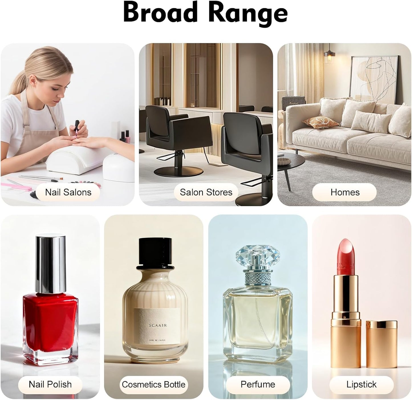Elegant Wall Mounted Nail Polish Storage Rack Set of 10 Triangular Cosmetic Display Shelves for Essential Oil Bottles, Organize Your Lipsticks and Perfumes in Style at Home or Salon (Gold)