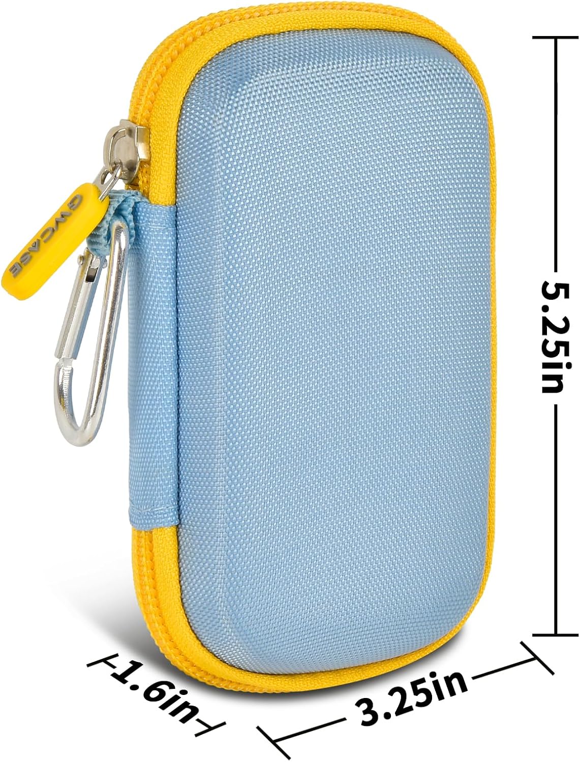 Hard Case Compatible with SanDisk Extreme PRO 500GB 1TB 2TB 4TB Portable External SSD. Carrying Travel Holder for Crucial X8 Solid State Drive (Box Only)-Blue