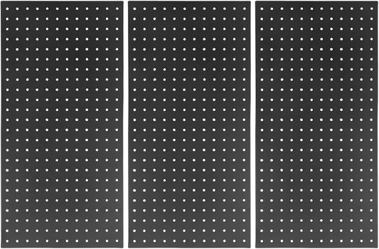 Keenso Metal Pegboard Wall Organizer, Heavy Duty Steel Pegboard, 4 Pack Panels for Garage Tool Storage, Home Office and Craft Room