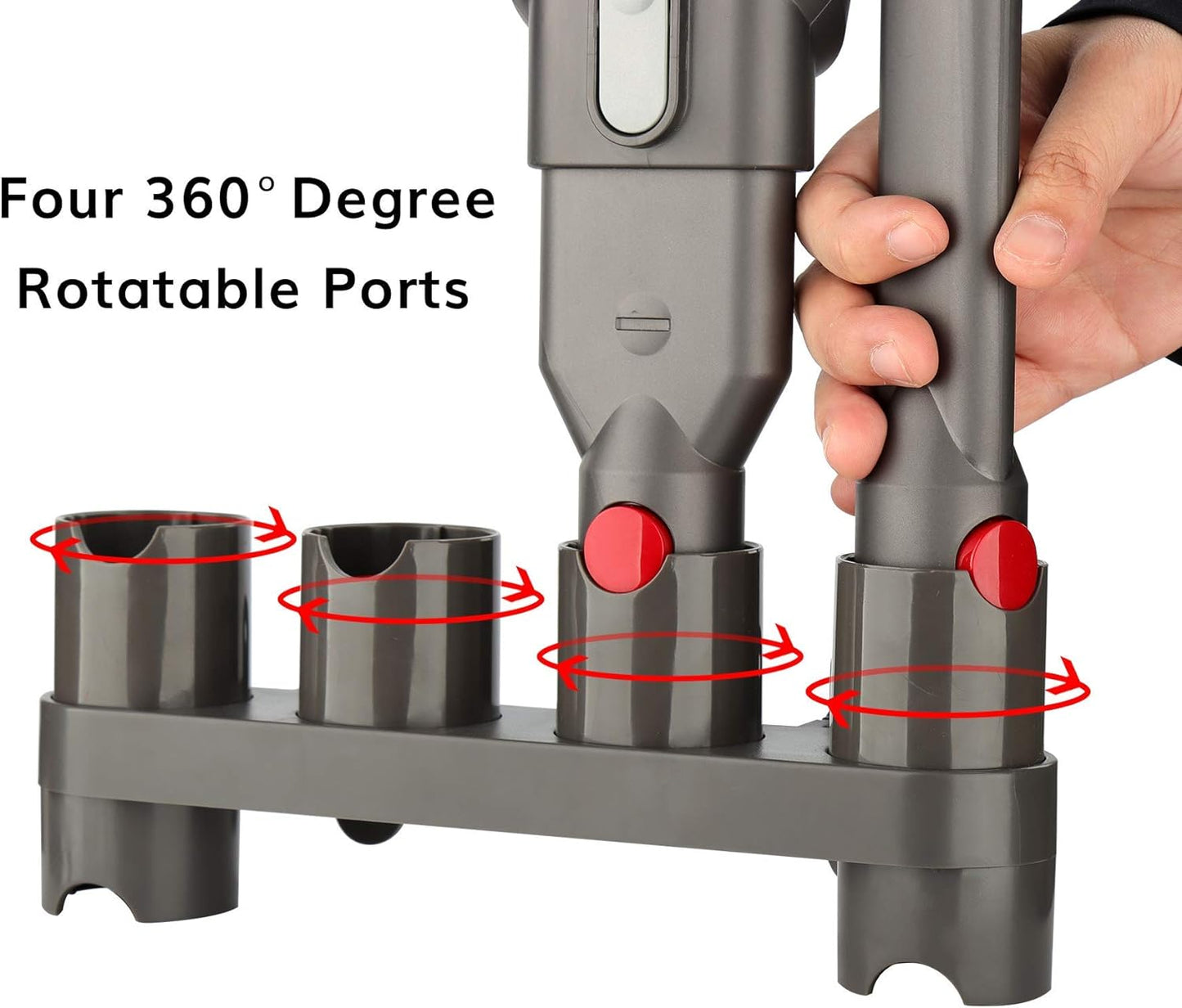 Accessories Mount Holder for Dyson V15 V8 V7 V10 V11 Absolute Animal Trigger Motorhead Attachments With Expansion Screws Wall Mount Organizer for Dyson V8 V7 V10 V11 Tools