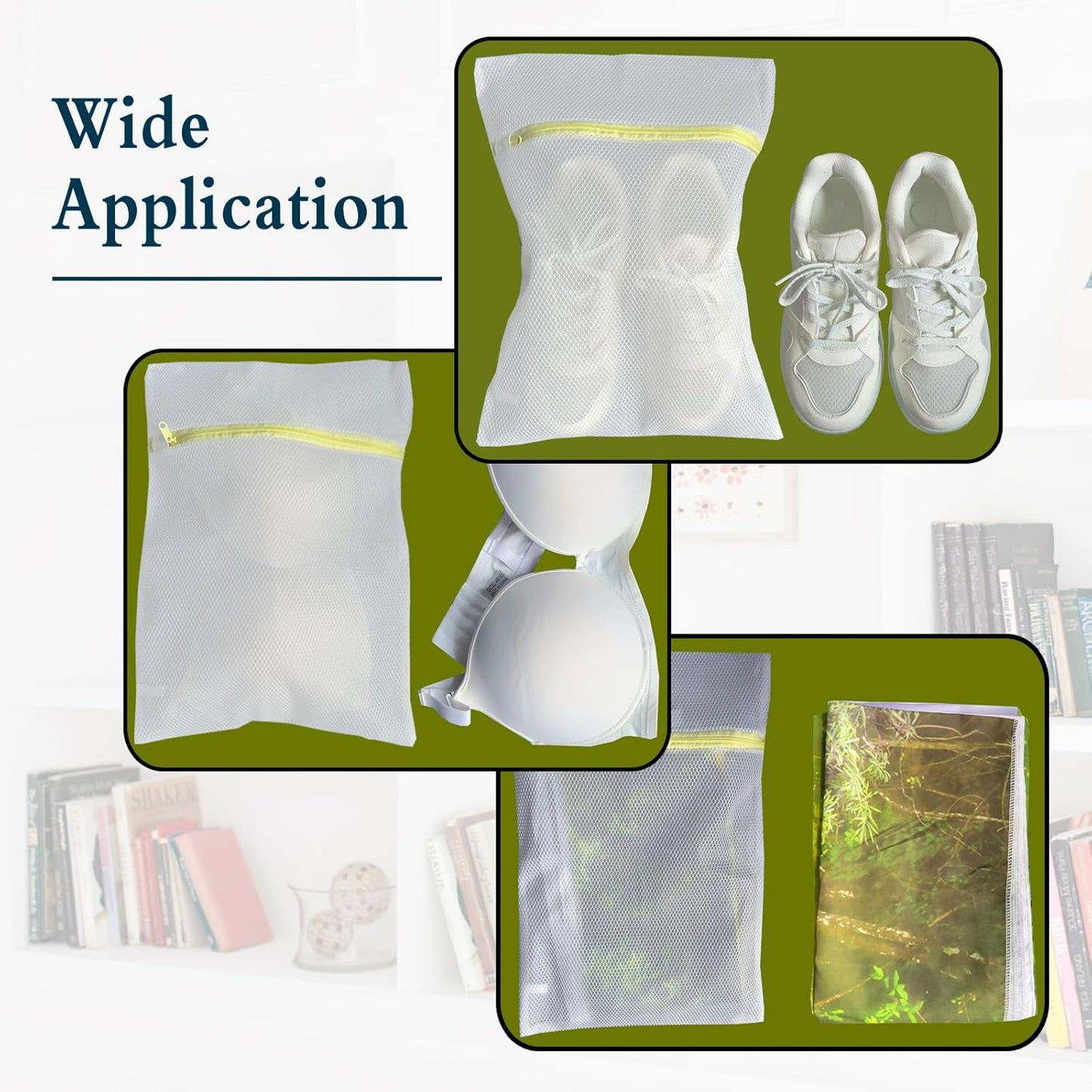 20 Pcs Medium Laundry Bags for Washing Machine, Lingerie Bags for Washing Delicates, Durable Honeycomb Mesh Laundry Bags for Delicates