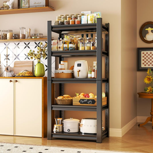 Storage Shelve -5 Tier Shelf Organizer,20" W x 14" D x 54" H