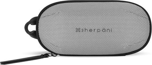 Sherpani Mini Co-Pilot, Travel Cable Bag, Cord Storage Organizer, Small Tech Pouch, Accessory Carrying Case, Travel Gift for Women (Sterling)