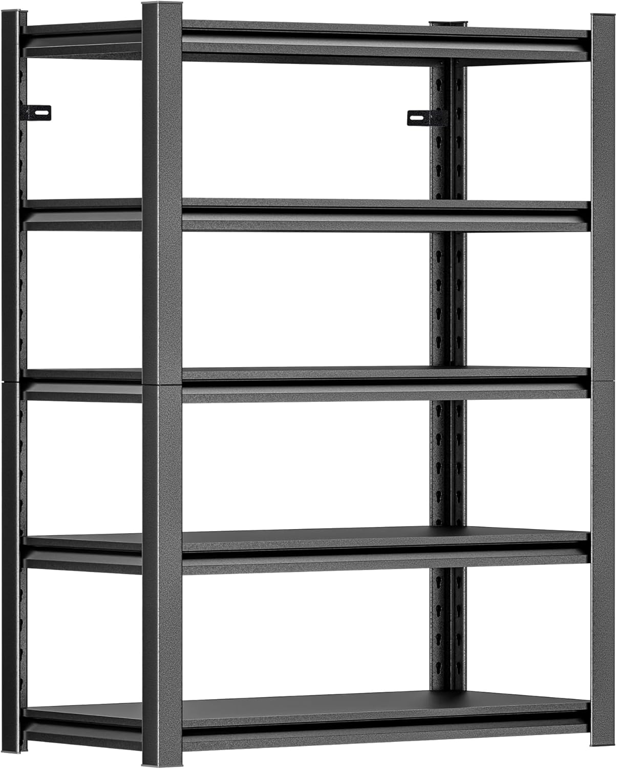 Heavy Duty Garage Shelving Unit, 72" H 2000 LBS Metal Storage Shelves, 5 Tier Adjustable Shelving Units for Organization, Heavy Duty Garage Storage Rack (72''H x 36''W x 16''D)