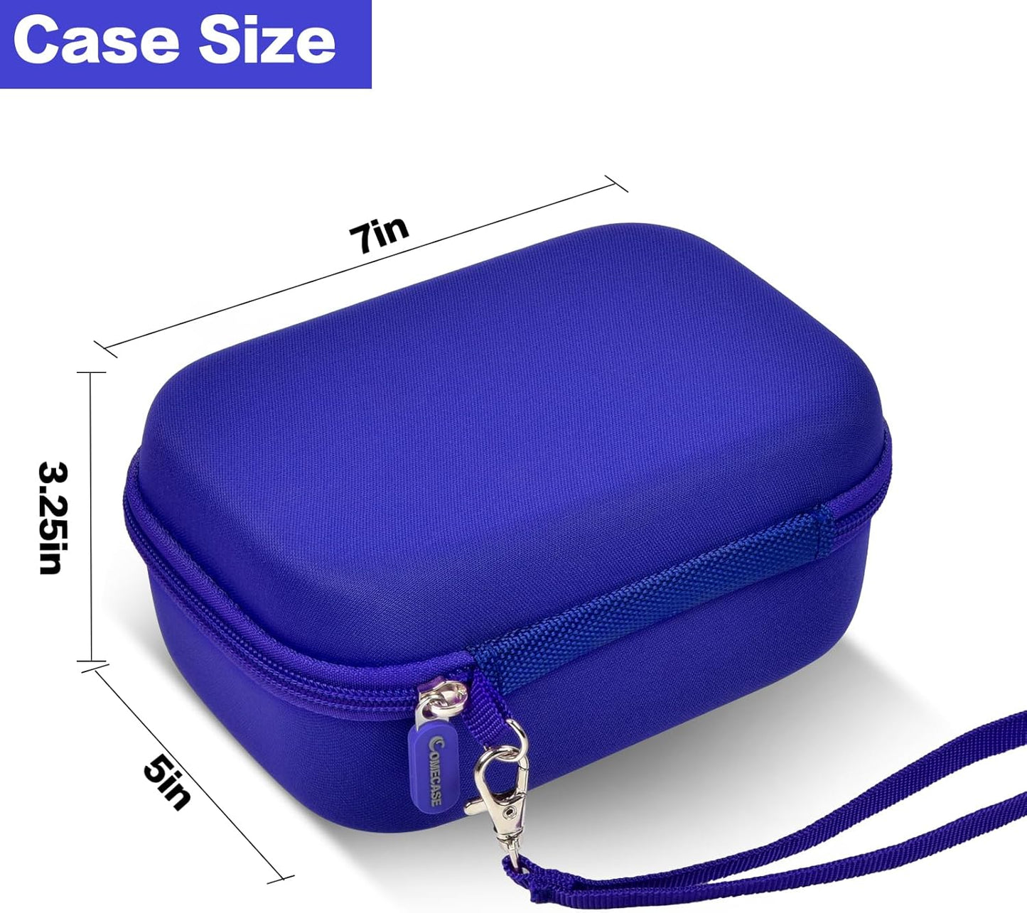 USB Flash Drive Case, Thumb Drive, Memory Card SD SDXC SDHC Card Holder Organizer, Electronic Accessories Storage Bag for SanDisk/SamData/Samsung/TOPESEL/Memory Stick/YubiKey - Blue(Box Only)