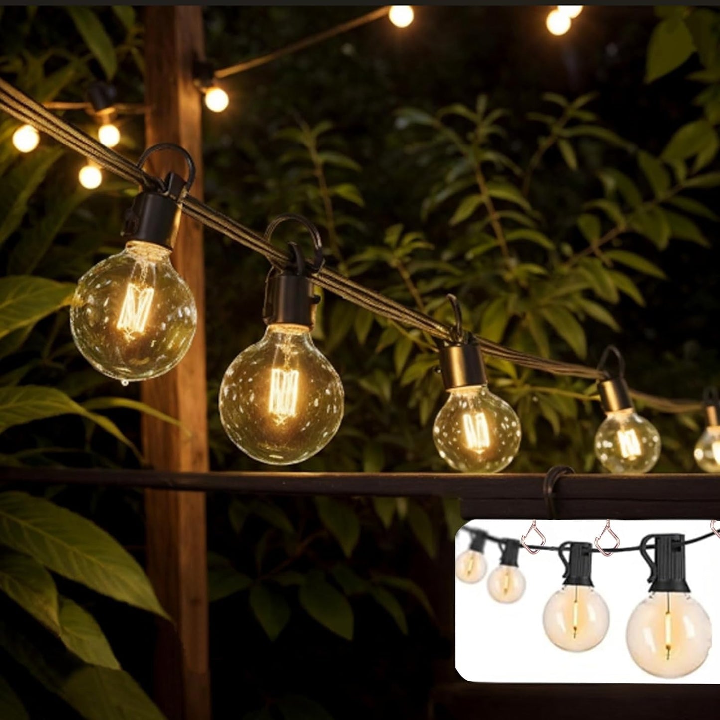 10PCS Eye Screw Hooks for Hanging Heavy Duty with Safety Buckle.Metal Ceiling Hooks for Hanging Plants,Cup,Wind Chime,Bird Feeders,christmas String Lights at Indoor&Outdoor,2.36 Inch(No Drill Bit)
