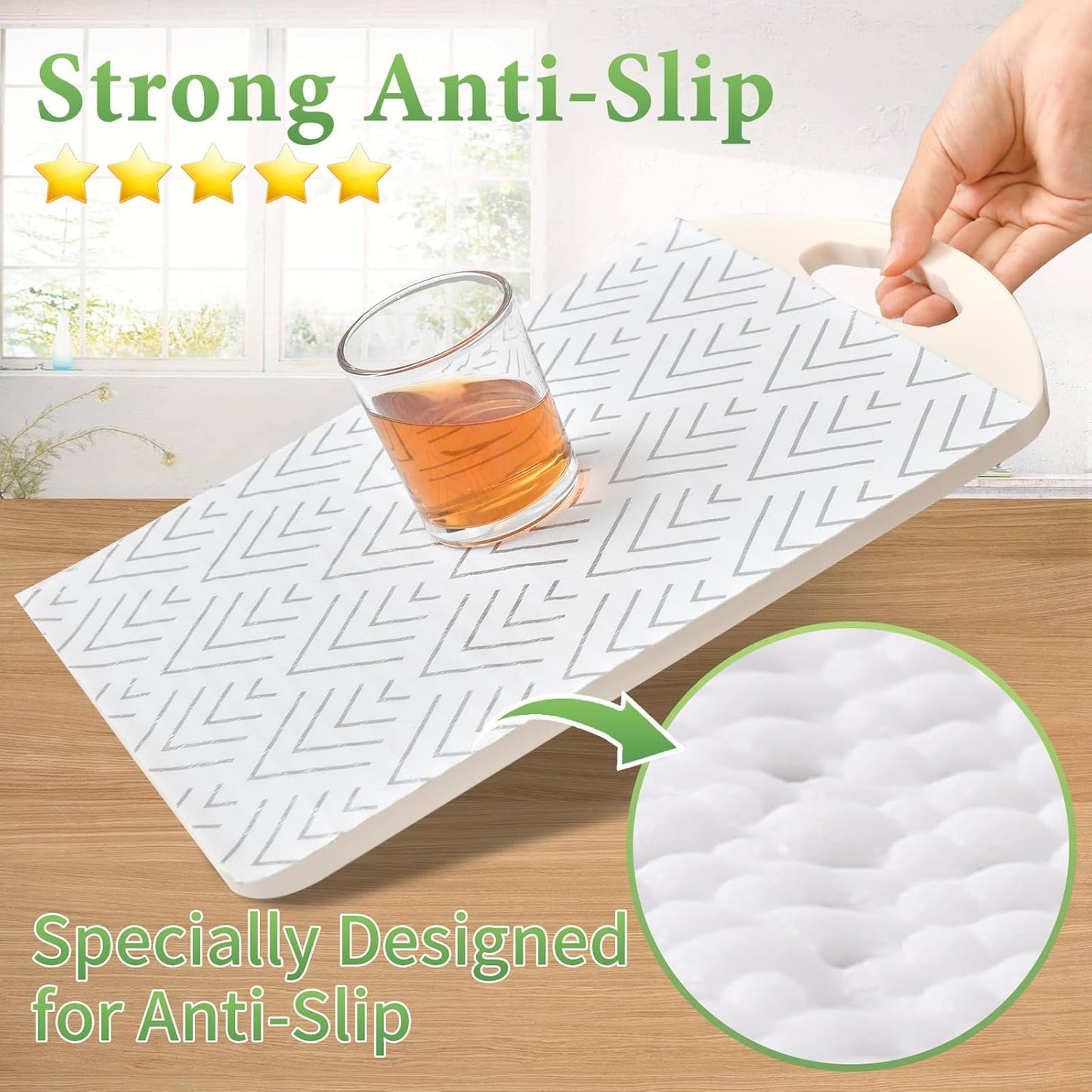 Shelf Liner for Kitchen Cabinets Non Adhesive Drawer Liner Non-Slip Thickened Shelf Liner Paper Strong Easy to Clean for Tool Box Refrigerator with Knife and Tape Measure,Silver Arrow,11.8 x 118 in