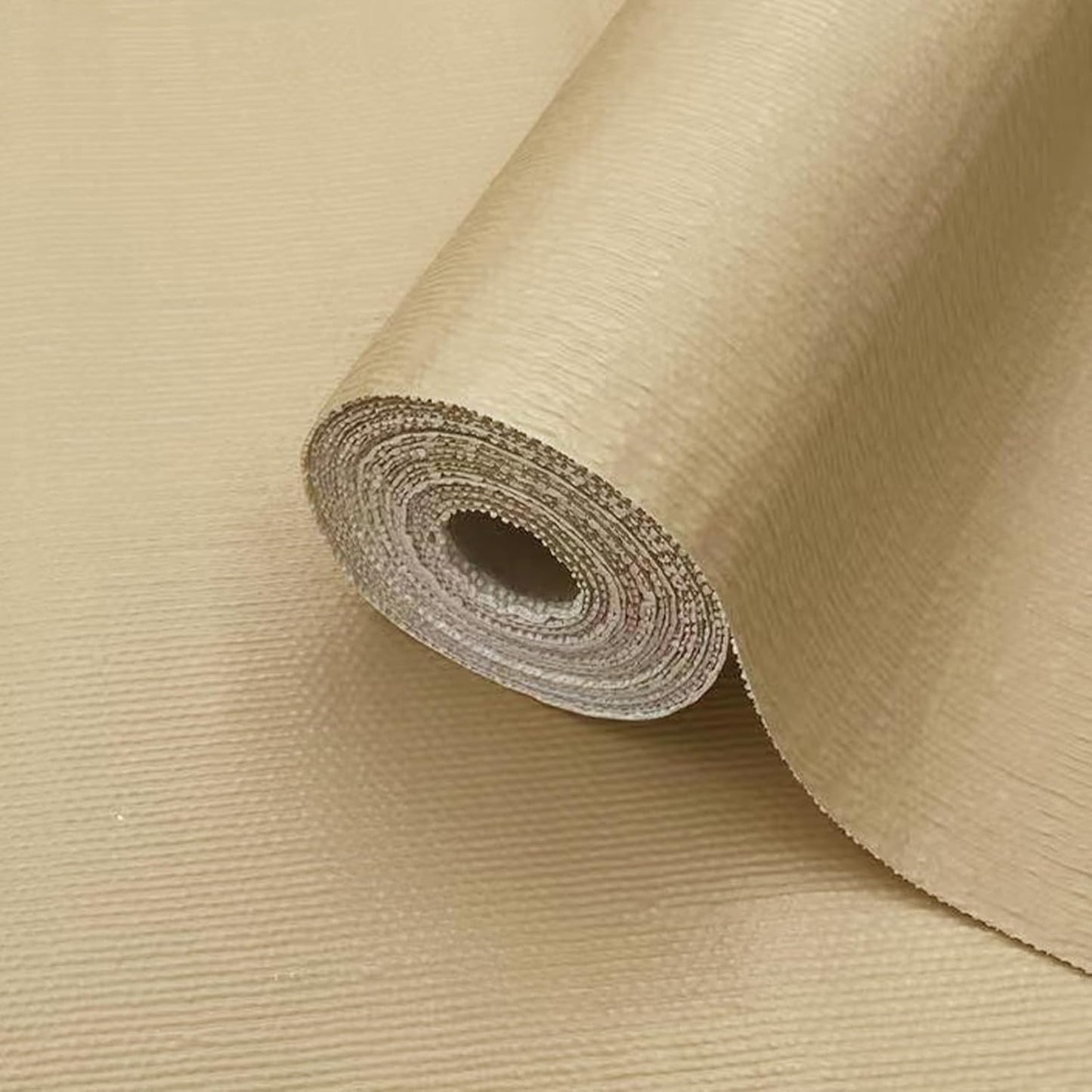 Drawer Liner and Shelf Liner for Kitchen Cabinet Liner Non-Adhesive Non-Slip Shelf Paper, Thick Strong Grip Waterproof Easy to Clean for Shelves, Cupboard, Desks, Khaki, 23.6 in x 20 FT