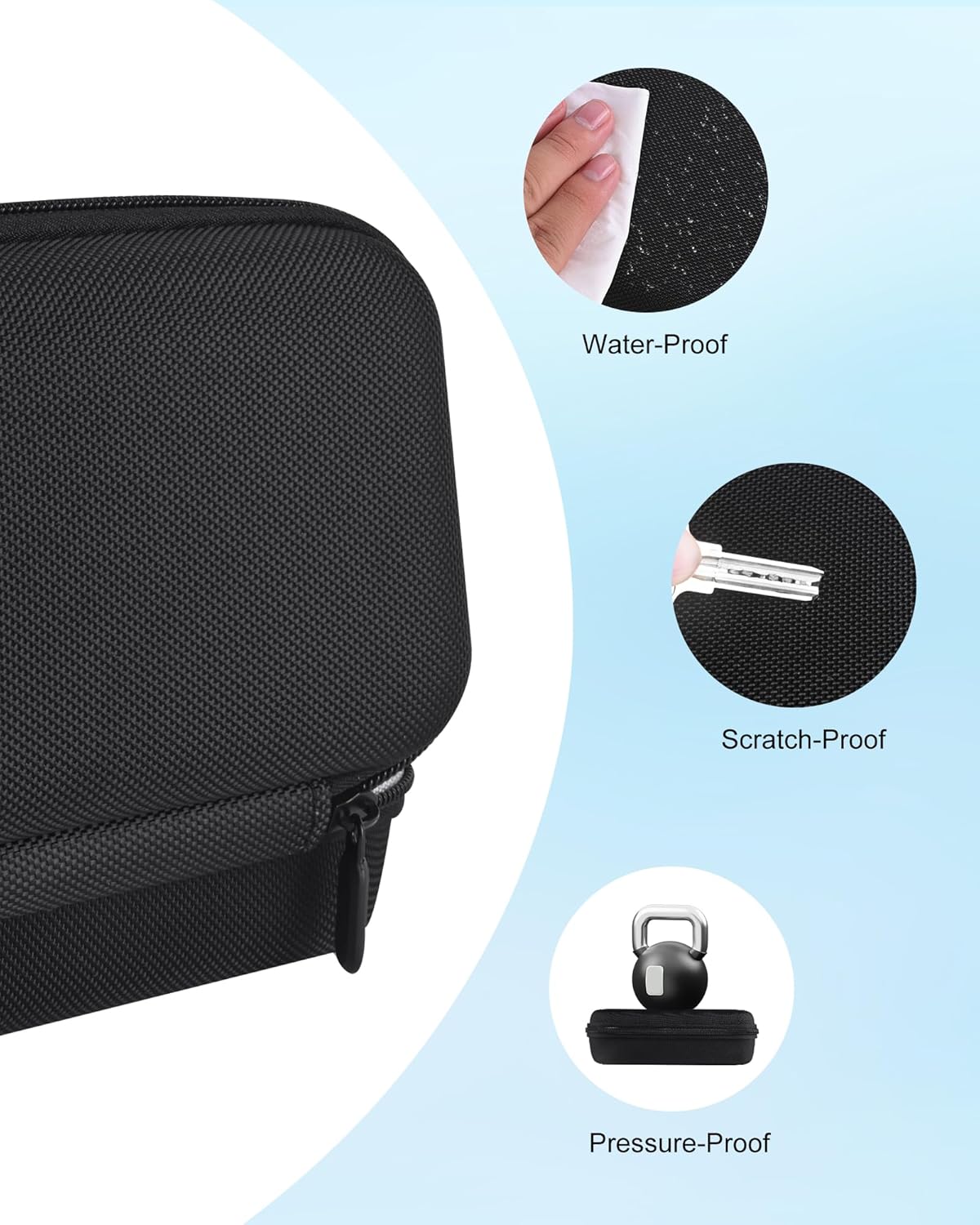 Memory Card Case - Water-Resistant & Anti-Shock 36 Slot Holder, 27 Micro SD & 9 SD/SDHC/SDXC Cards Organizer for Camera