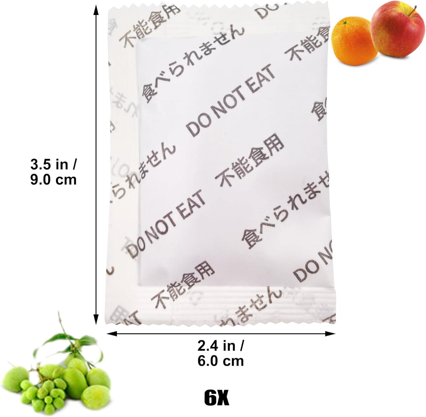 6 Pack Produce Saver Refills Kit for OXO GreenSaver Produce Keepers and Crisper Inserts, Keep Fruits Veg Fresh, Also Compatible with Bluapple Produce Freshness Saver Balls and other Produce Savers