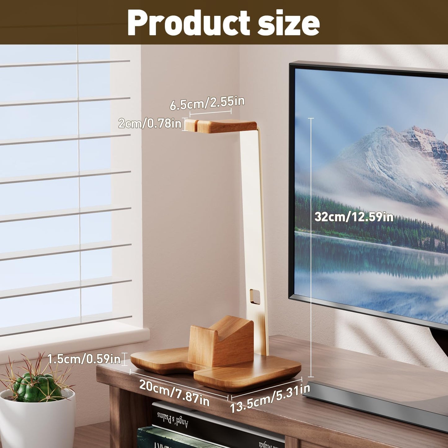 Controller and Headphone Stand for Desk Gaming Desk Accessories Controller and Headphone Holder Headset Holder Headset Stand