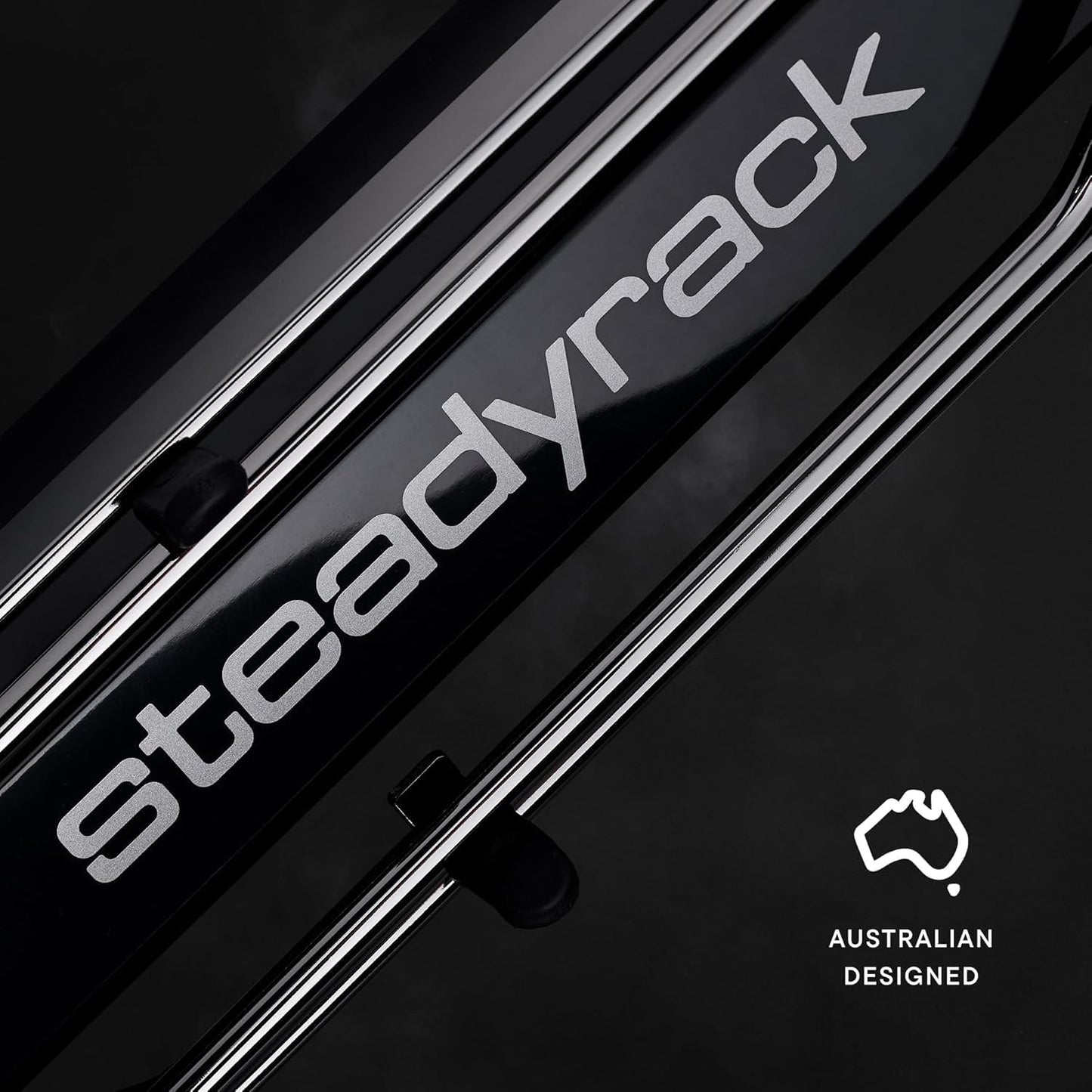 Steadyrack Bike Rack for Fat Bikes - The Original Wall Mounted Vertical Bike Storage - Fits Fat Tires - Space Saving Pivot Design - Heavy-Duty Steel Rack for Indoor Garage, Apartment or Home Use